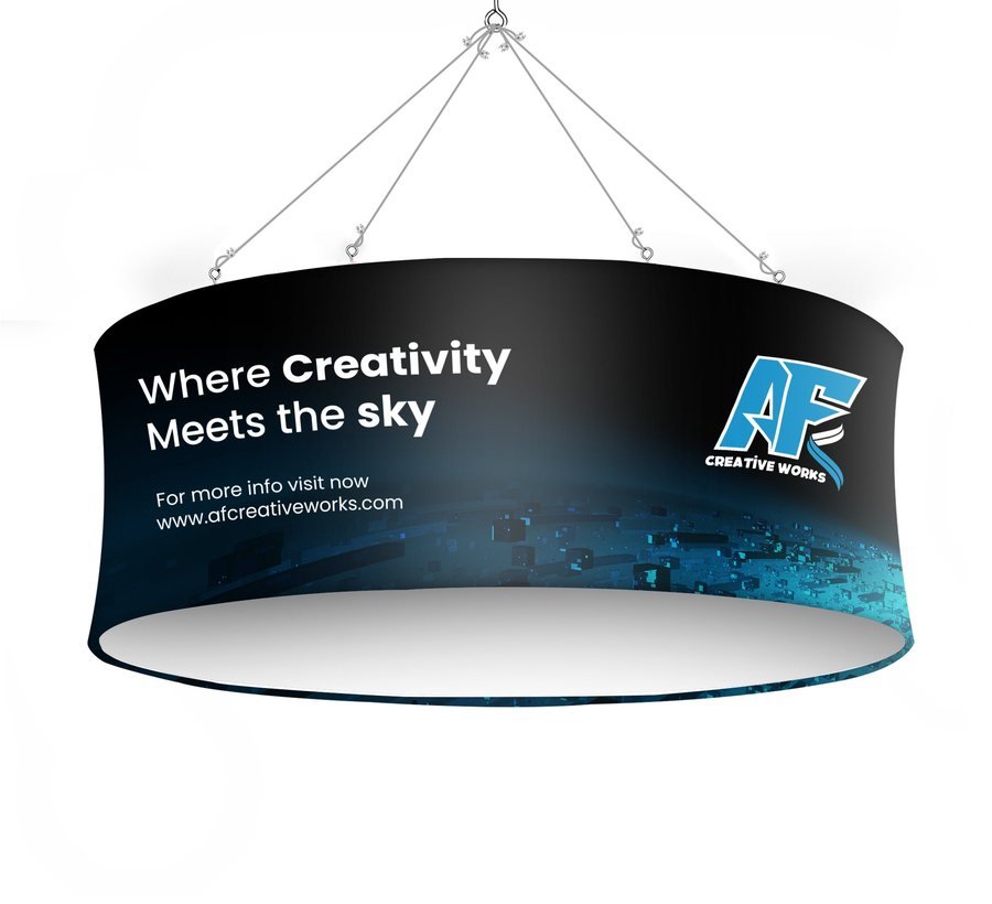 Banner Colgante Circular — Next Print, Cranston RI