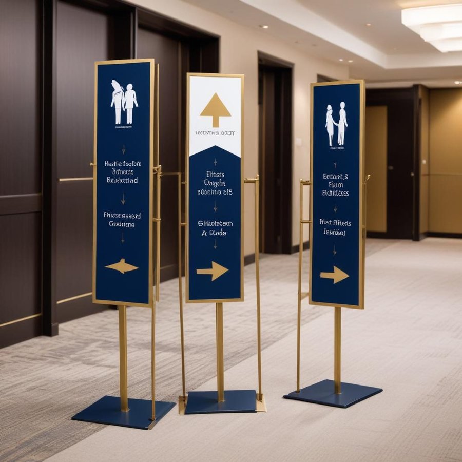 Señales Direccionales para Eventos — Next Print, Cranston RI