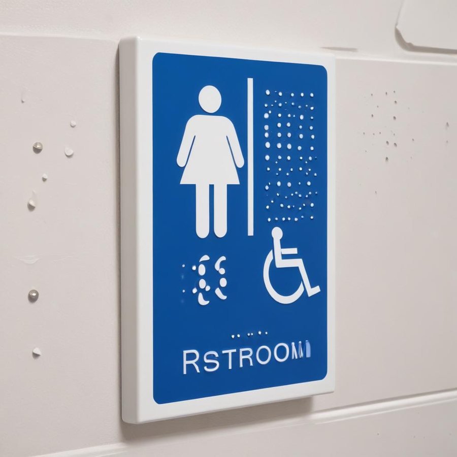 Señalización ADA con Braille — Next Print, Cranston RI