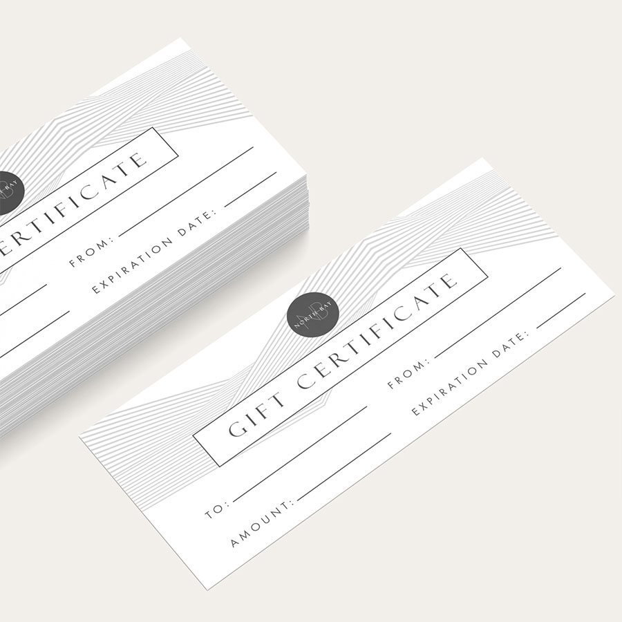Certificados de Regalo — Next Print, Cranston RI