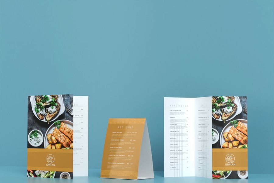Menús para Restaurante — Next Print, Cranston RI