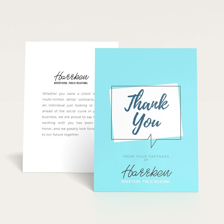 Tarjetas de Agradecimiento — Next Print, Cranston RI