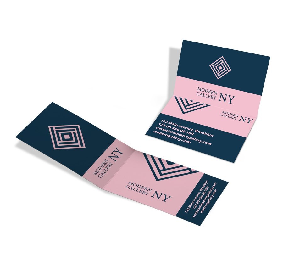 Tarjetas de Presentación Plegadas — Next Print, Cranston RI