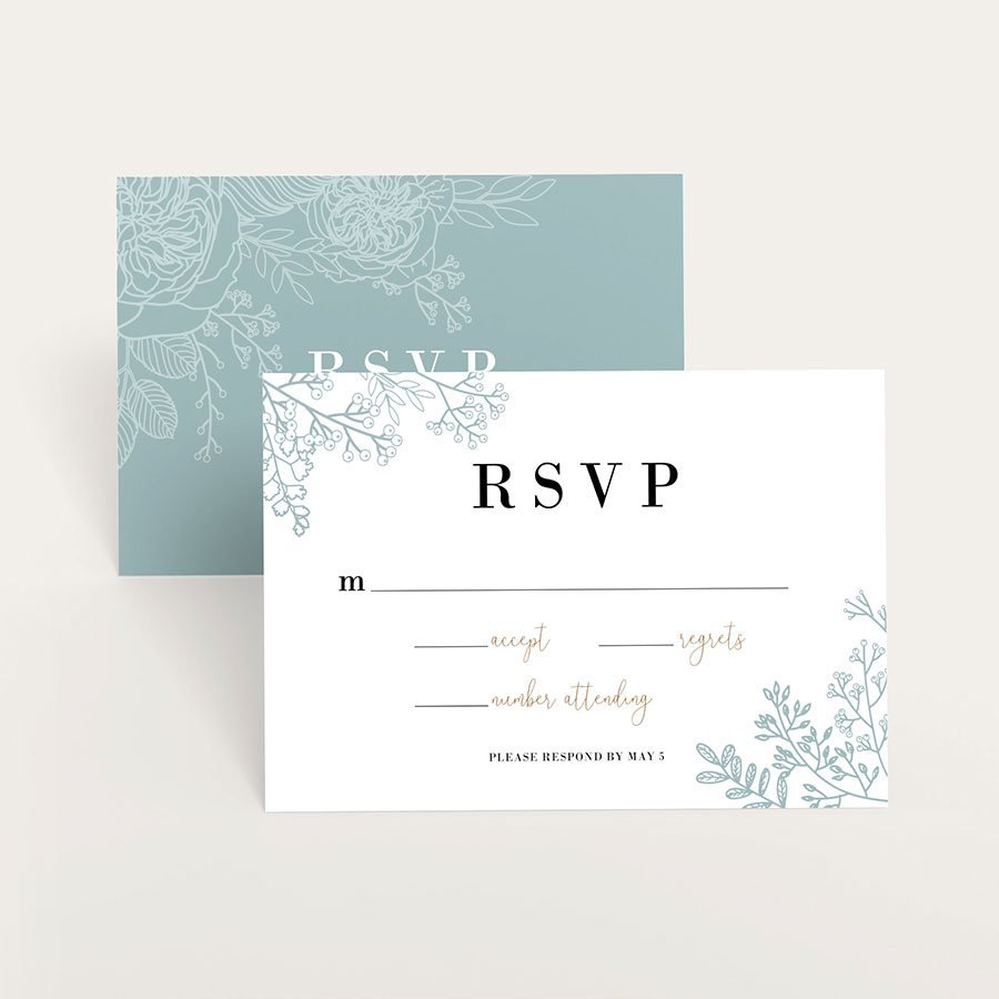 Tarjetas RSVP — Next Print, Cranston RI