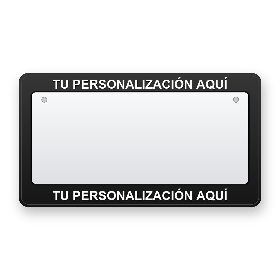 Marco de Placa Impreso en 3D (PLA) — Next Print, Cranston RI