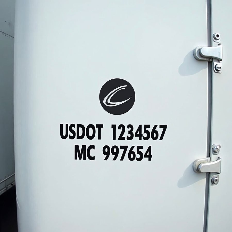 Decals de Puerta para Camión (USDOT / MC) — Next Print, Cranston RI